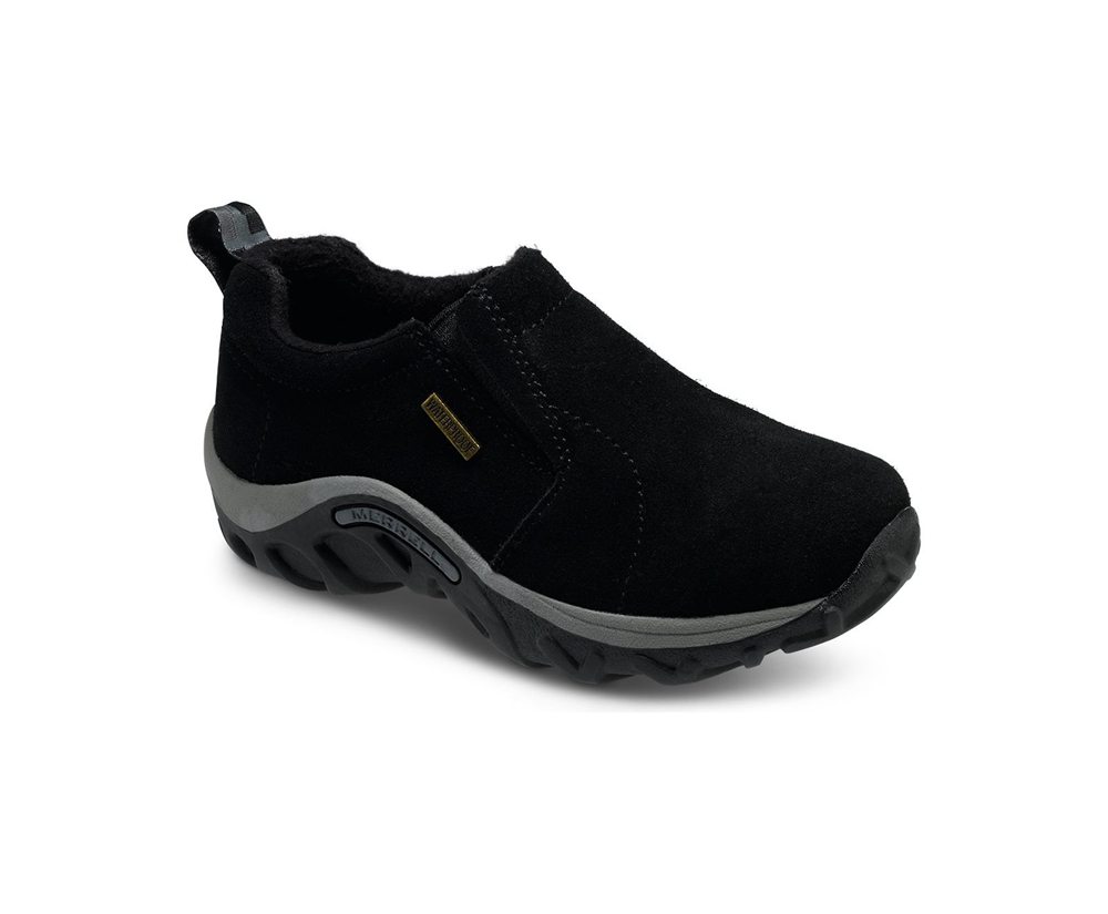 Slip On Criança - Merrell Jungle Moc Frosty Waterproof - Pretas - WYF581736